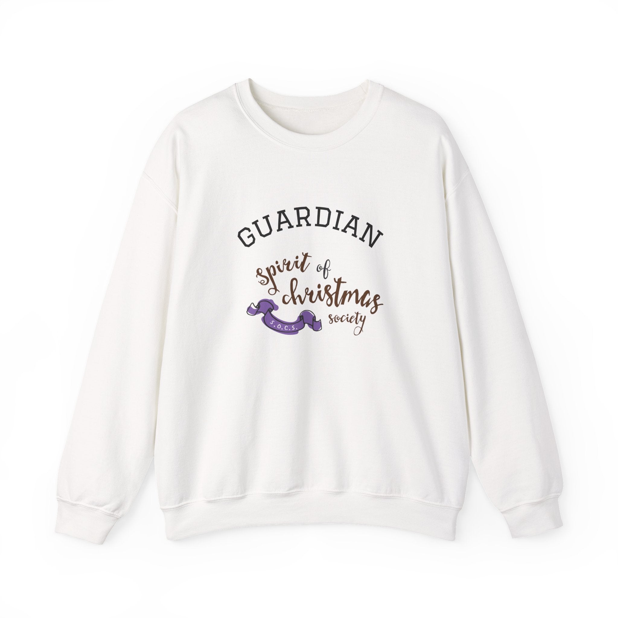 Unisex Sweatshirt — "Guardian: Spirit of Christmas Society" Cozy Holiday Crewneck