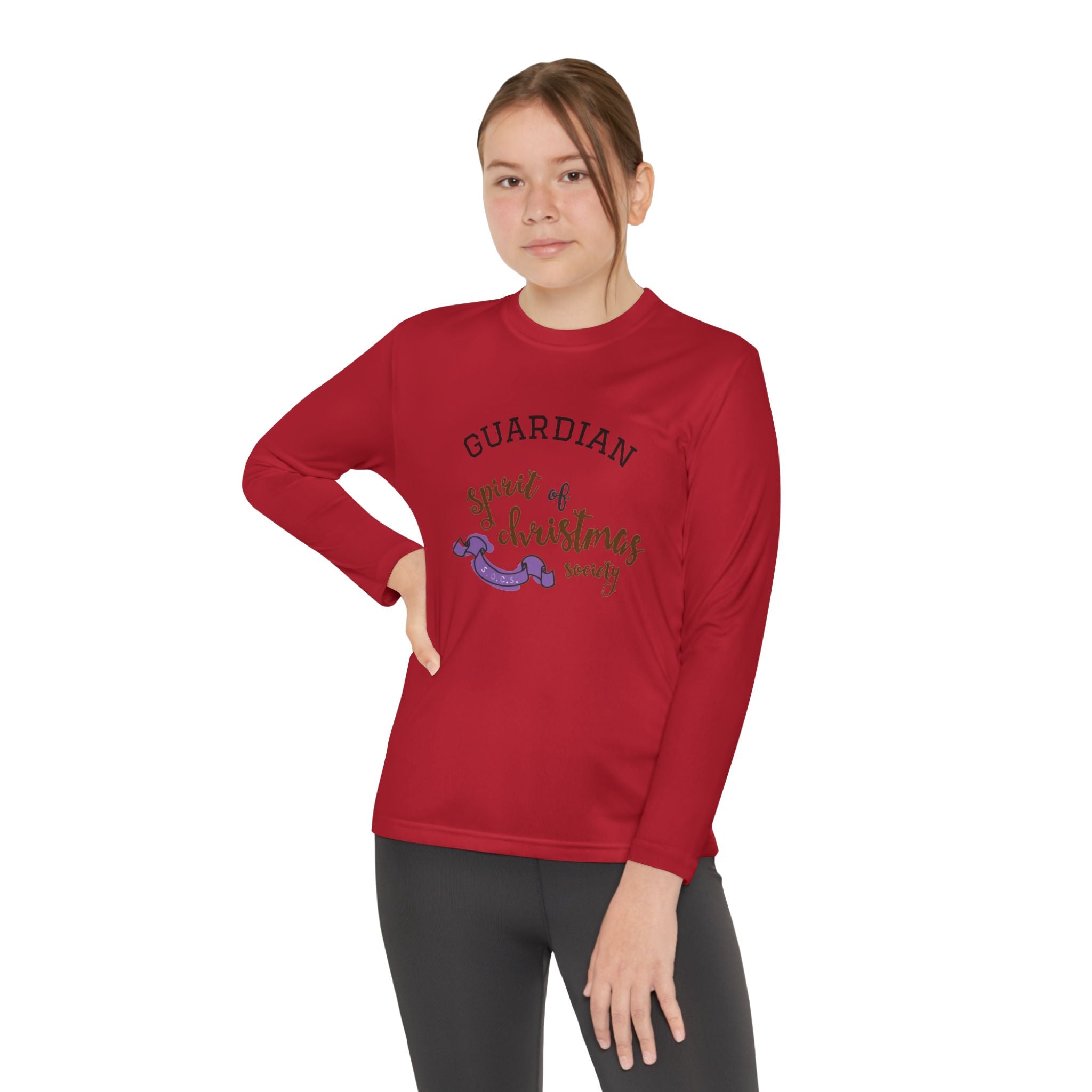 Youth Guardian Spirit of Christmas Long Sleeve Tee