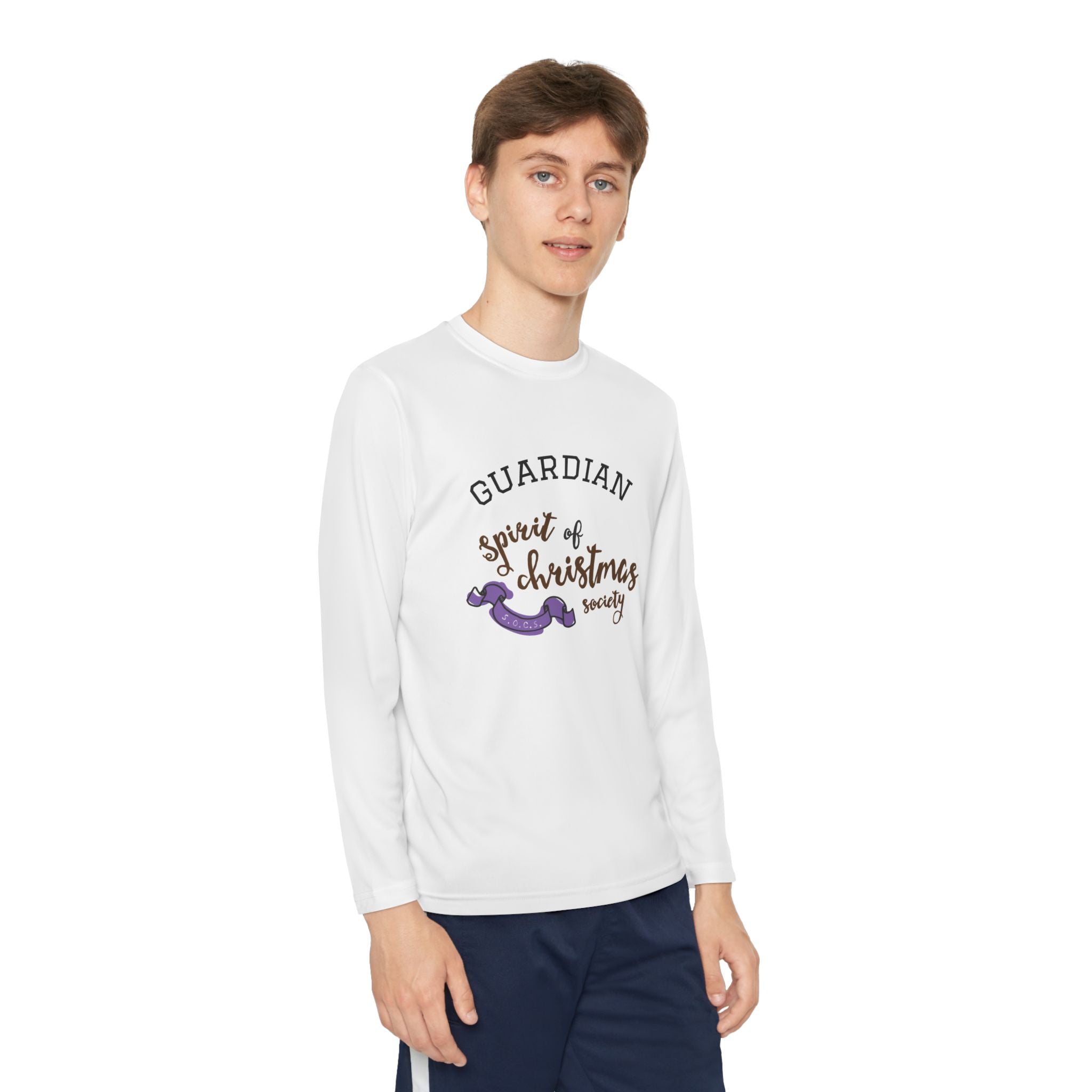 Youth Guardian Spirit of Christmas Long Sleeve Tee