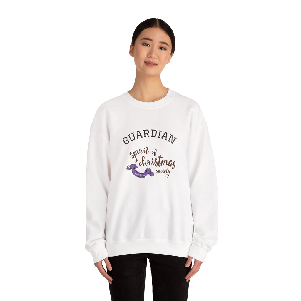 Unisex Sweatshirt — "Guardian: Spirit of Christmas Society" Cozy Holiday Crewneck