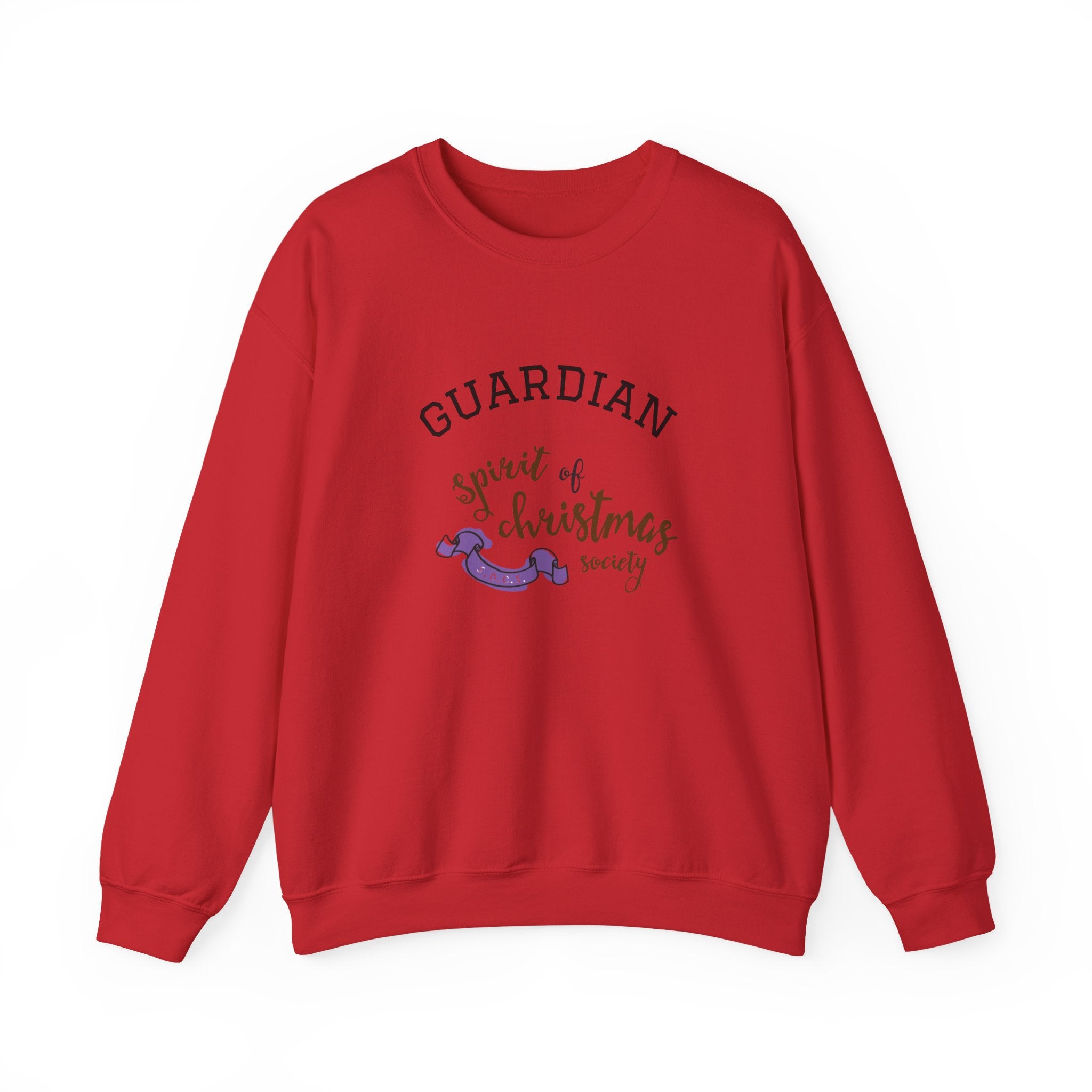 Unisex Sweatshirt — "Guardian: Spirit of Christmas Society" Cozy Holiday Crewneck