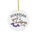 Keepsake Guardian Spirit of Christmas Ceramic Ornament – Personalized Holiday Keepsake