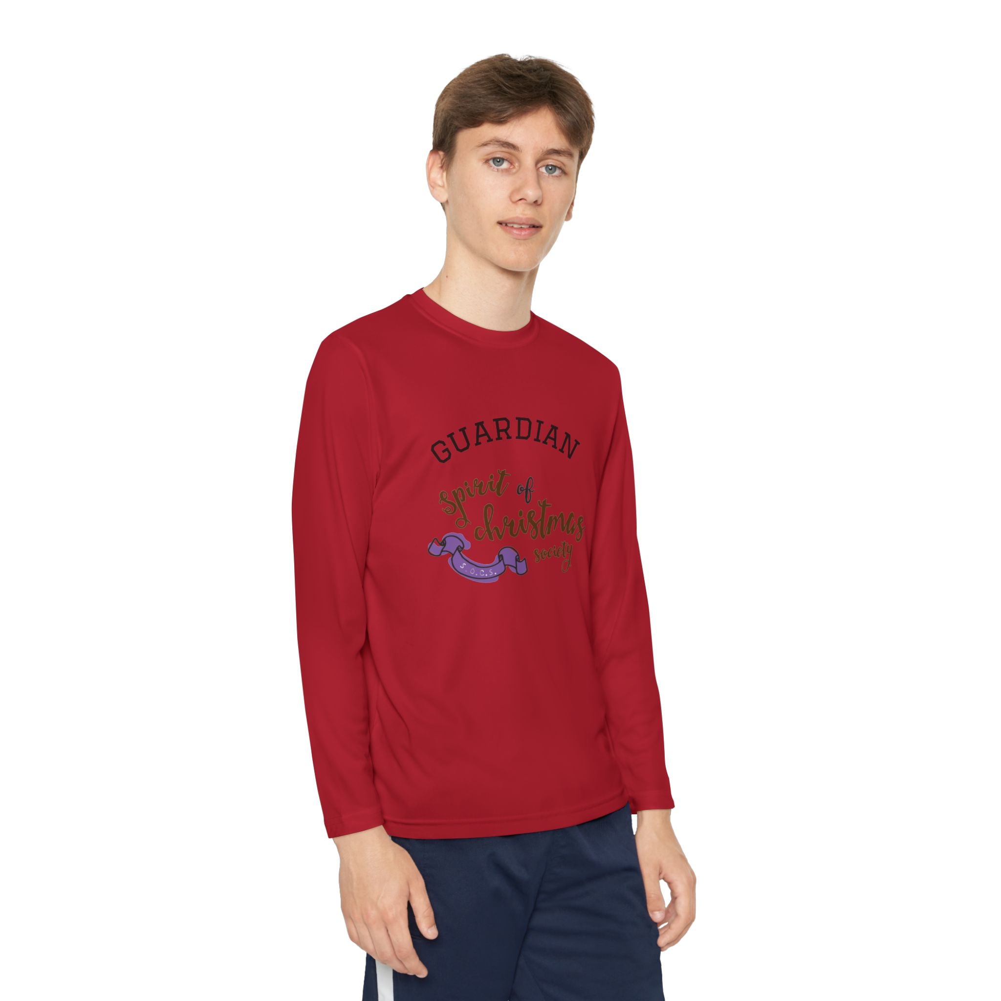 Youth Guardian Spirit of Christmas Long Sleeve Tee