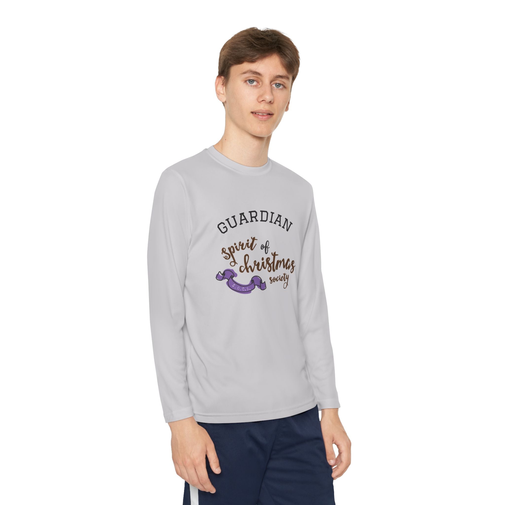 Youth Guardian Spirit of Christmas Long Sleeve Tee
