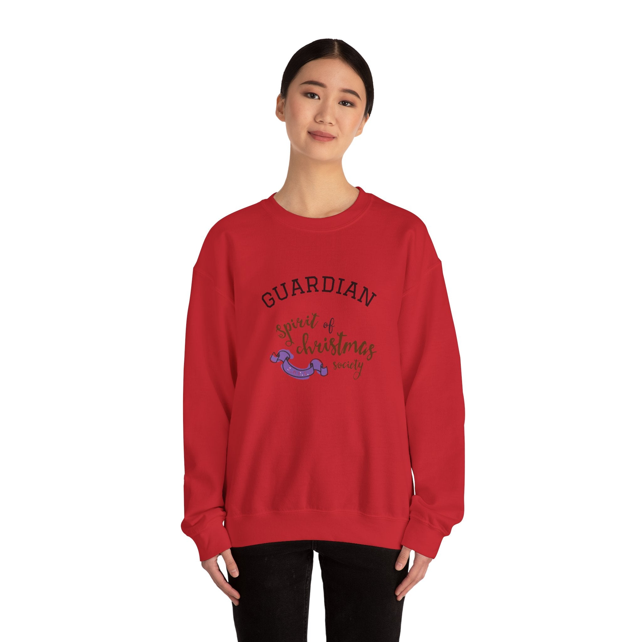 Unisex Sweatshirt — "Guardian: Spirit of Christmas Society" Cozy Holiday Crewneck