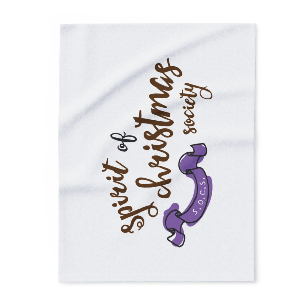 Spirit of Christmas Society Fleece Blanket