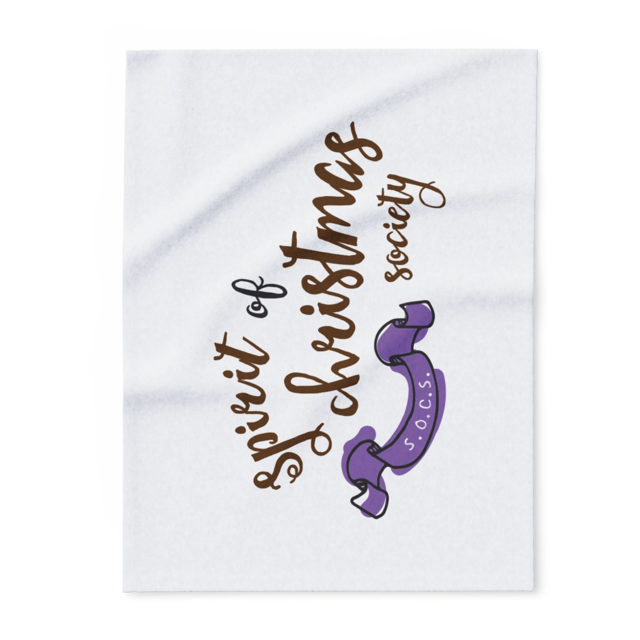 Spirit of Christmas Society Fleece Blanket