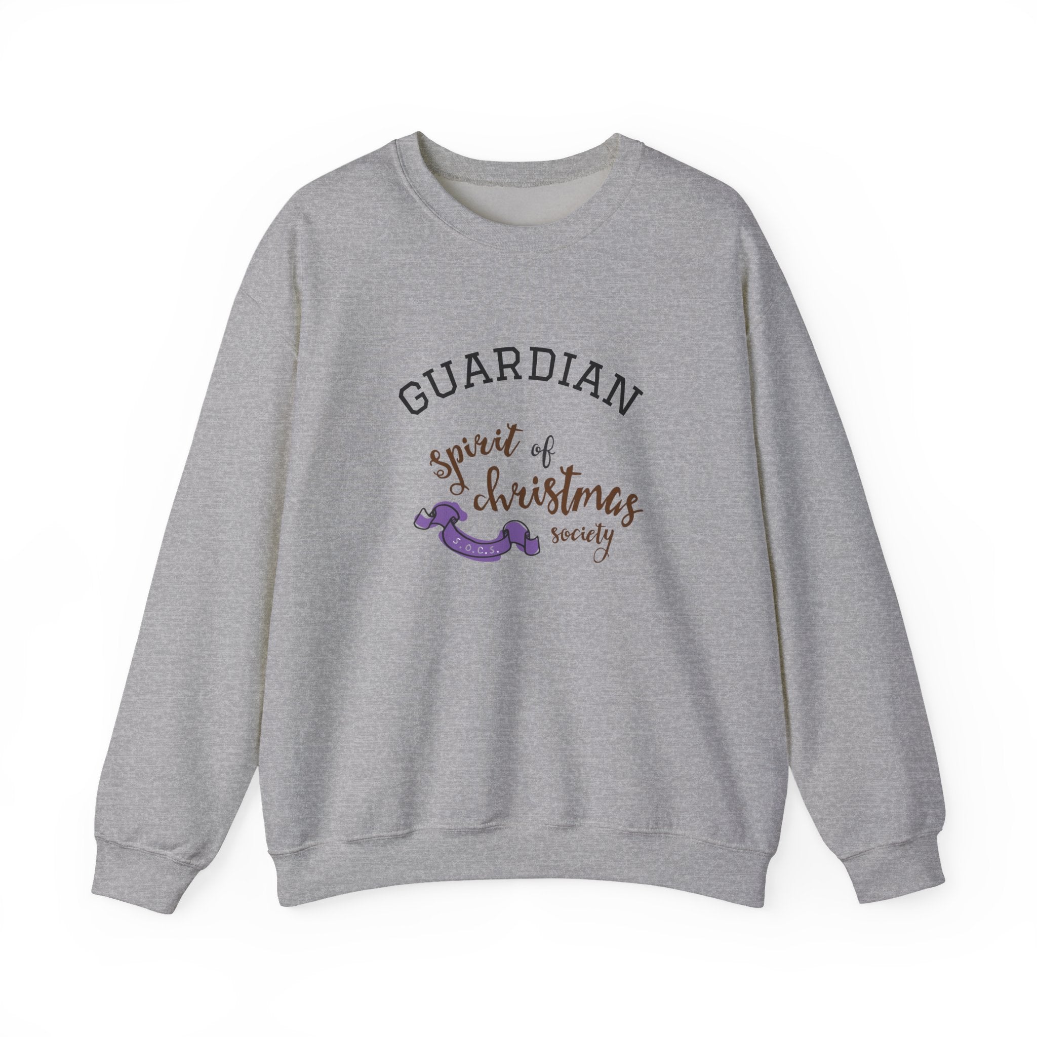 Unisex Sweatshirt — "Guardian: Spirit of Christmas Society" Cozy Holiday Crewneck