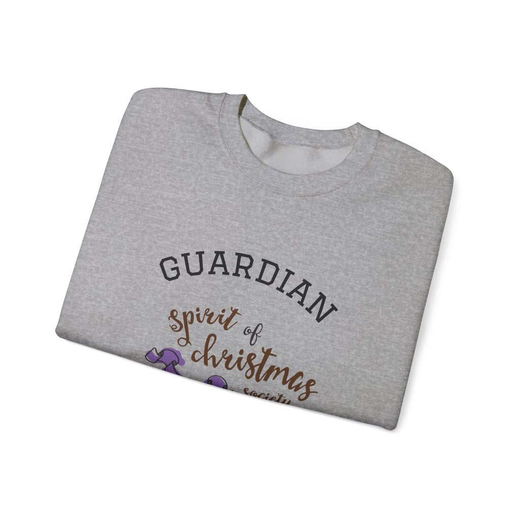 Unisex Sweatshirt — "Guardian: Spirit of Christmas Society" Cozy Holiday Crewneck
