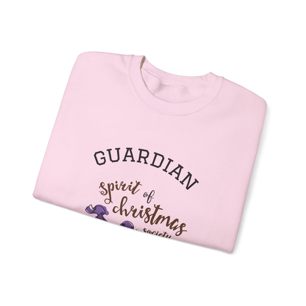 Unisex Sweatshirt — "Guardian: Spirit of Christmas Society" Cozy Holiday Crewneck