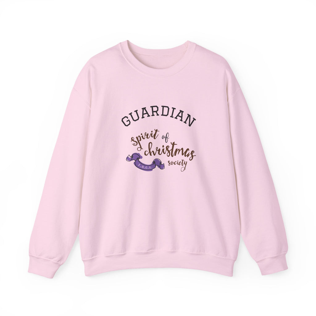 Unisex Sweatshirt — "Guardian: Spirit of Christmas Society" Cozy Holiday Crewneck